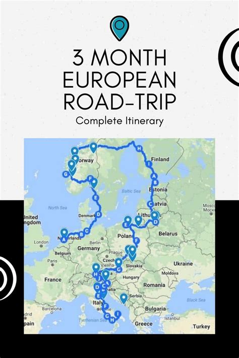 European Road Trip European Road Trip Road Trip Europe Road Trip Map