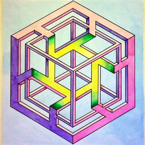 Impossible On Behance Geometric Art Escher
