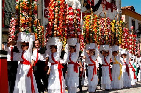 Portuguese Traditions The Festa Dos Tabuleiros Held From June 18 Up