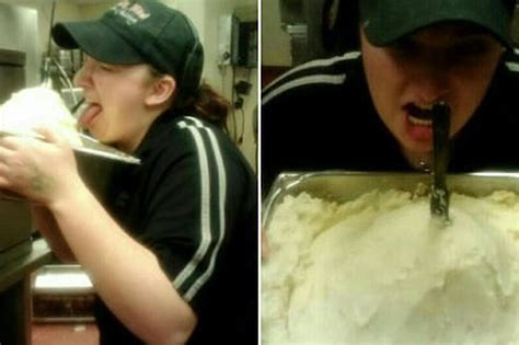 Kfc Fires Employee For Licking Mashed Potatoes Eater