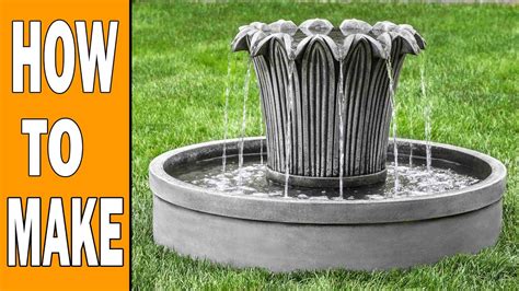 Concrete Fountains Diy Fountain Project For Outdoors Youtube