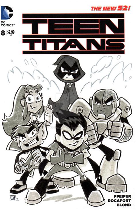 Teen Titans Go Sketch Cover By Timshinn73 On Deviantart