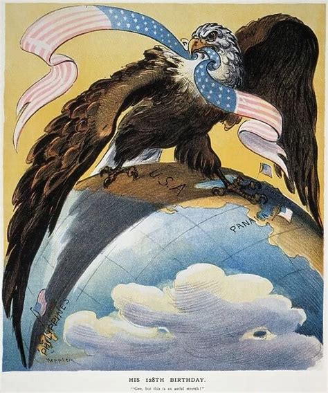 American Imperialism 1904 The Eagle Of American Available As Framed
