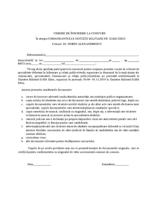 Inscriere