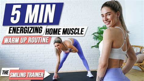 5 Min Quick Fit Fun Warm Up Routine For Any Home Workout Youtube