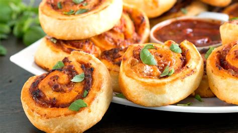 Pizza Pinwheels Recipe Youtube