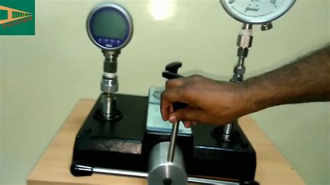 How To Check Pressure Gauge Using Comparatordead Weight Tester