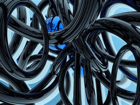 Black And Blue Abstract Wallpaper See To World