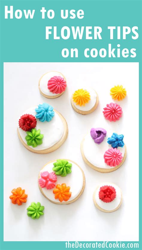 The way to pipe it is like piping a drop flower. Russian piping tips: How to use decorating tips on cookies ...