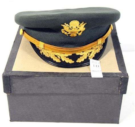 141 Field Grade Us Army Officer Visor Cap By Luxembou Lot 141