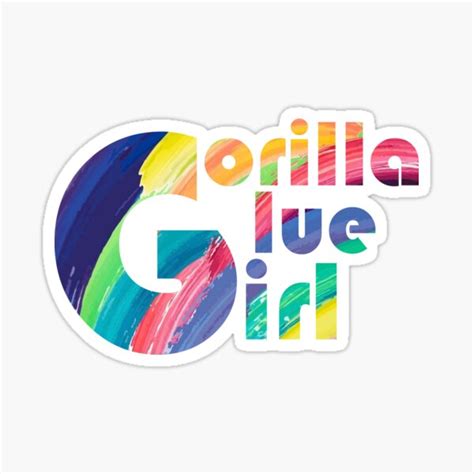 Gorilla Glue Gorilla Glue Girl Sticker For Sale By Vintageprada