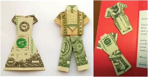 Money Origami Shirt Tutorial How To Instructions
