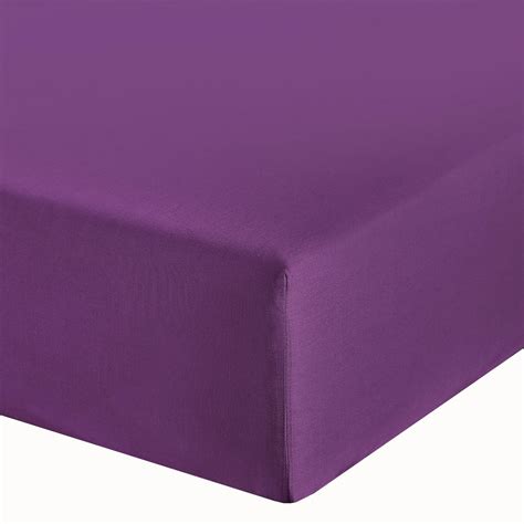 Purple Fitted Sheet Purple Bedding Single Double King Fully