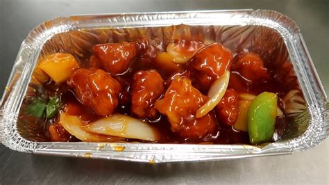 Cantonese Style Takeaway Food Sweet And Sour Chicken And Cantonese Chicken Youtube