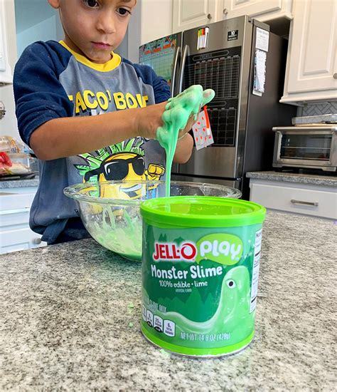 Jell O Slime For Kids Da Stylish Foodie