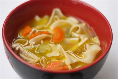 After making your soup or stock divide it up. Chicken Noodle Soup Recipe - Appetizing Homemade Recipe ...
