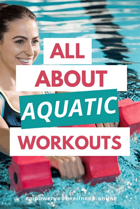 27 Pool Exercise Ideas Free Printable List Empower Yourwellness
