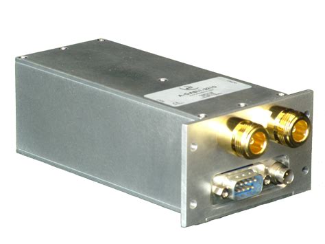 L-Band Variable 0-30 dB Gain Amplifier with 10 MHz pass and DC Block ...