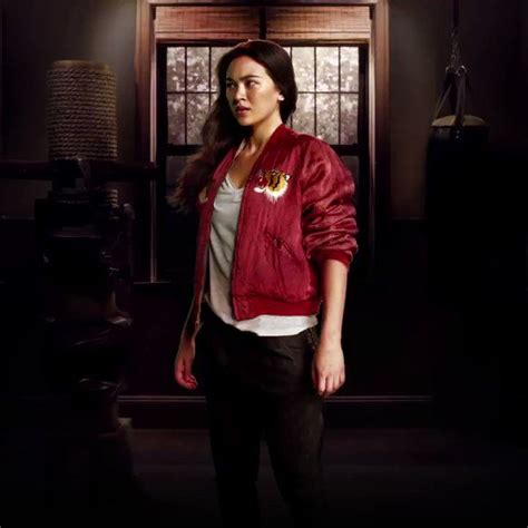 Iron Fist On Twitter Colleen Wing Wings Costume Red Leather Jacket