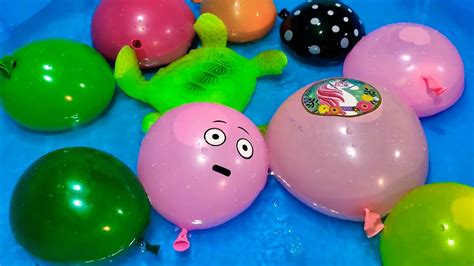 Fun Colorful Water Balloons Pop Youtube