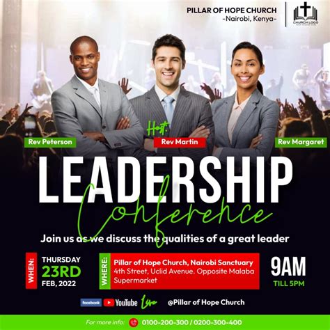 Copy Of Leadership Conference Postermywall