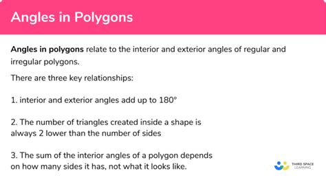 Angles In Polygons Gcse Maths Steps Examples And Worksheet
