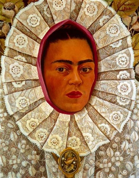 Over frida kahlo geraken we niet uitgeschreven. selbstporträt 1 von Frida Kahlo (1907-1954, Mexico ...