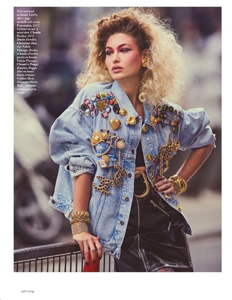 Grace Elizabeth Takes A Trip Back To The 1980 S For Vogue Paris August 2019 Issue Photographer