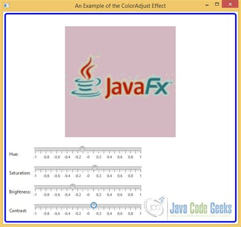Javafx Effects Example Examples Java Code Geeks