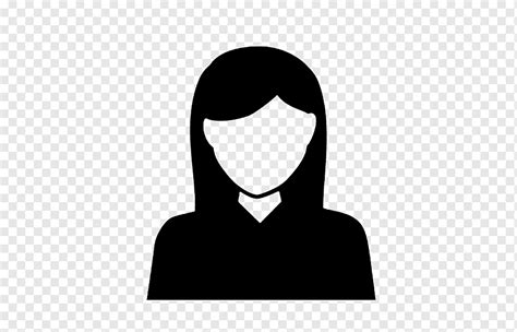 Ikon Komputer Wanita Kepala Manusia Gadis Wanita Wajah Orang Orang