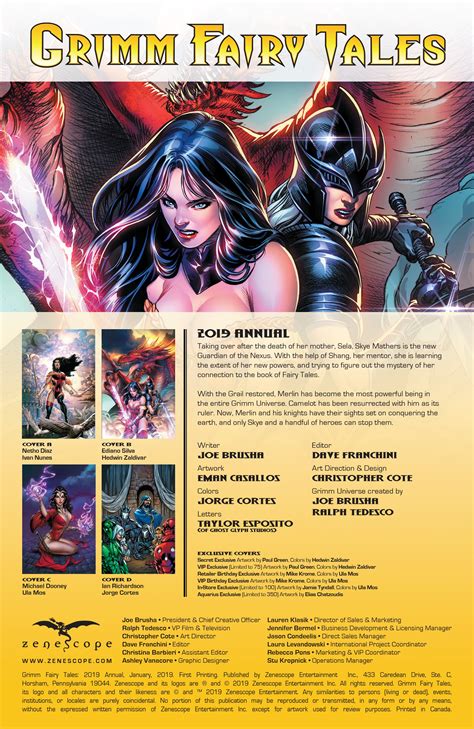 Grimm Fairy Tales 2016 Chapter Annual 2019 Page 1