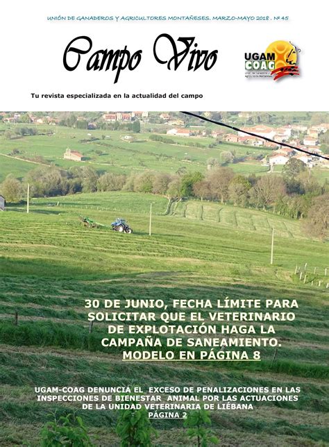 Nuevo NÚmero De La Revista Campo Vivo