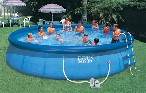Intex Easy Set Inflatable Pool Package 18ft X 42