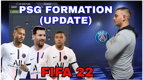 PSG  BEST FORMATION, CUSTOM TACTICS & PLAYER INSTRUCTIONS  FIFA 22