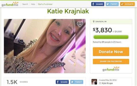 gofundme started to pay for funeral expenses of burton teen killed in crash