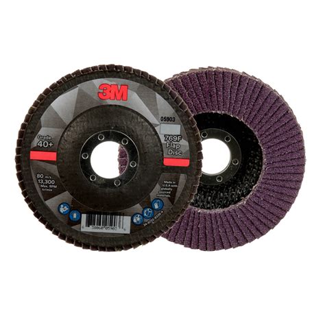 3m Flap Disc 769f T27 4 12 In X 78 Inchoose 40 60 80 Or 120