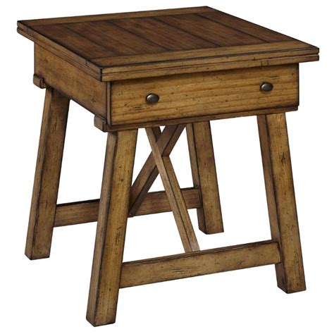 Broyhill capilano nested coffee end table all weather wicker set big lots barkeaterlake com 112502 2 broyhill fontana coffee table stuff to try pine and two end tables side view simply attic heirlooms. 4930-002 Broyhill Furniture Bethany Square Drawer End Table