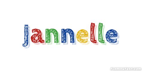 jannelle Лого Бесплатный инструмент для дизайна имени от flaming text