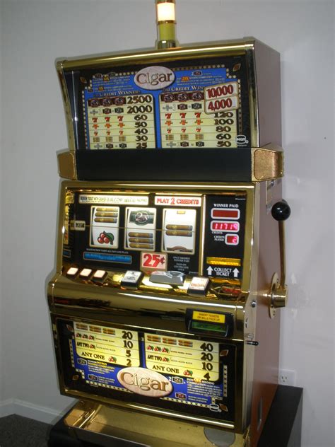 IGT CIGAR S2000 SLOT MACHINE WITH QUARTER COIN HANDLING For Sale