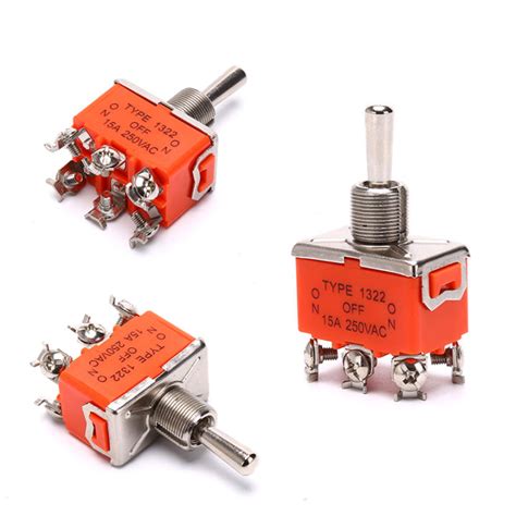 👉️️ Momentary Toggle Switch On Off On Spring Return 6 Pin Latching