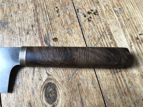 You can see hunting knives, custom kitchen knives, machetes, sickles, blades made of damascus steel and engraved knives. MATHIAS MARESCH Staufen Gyuto | Kitchen Knife Forums