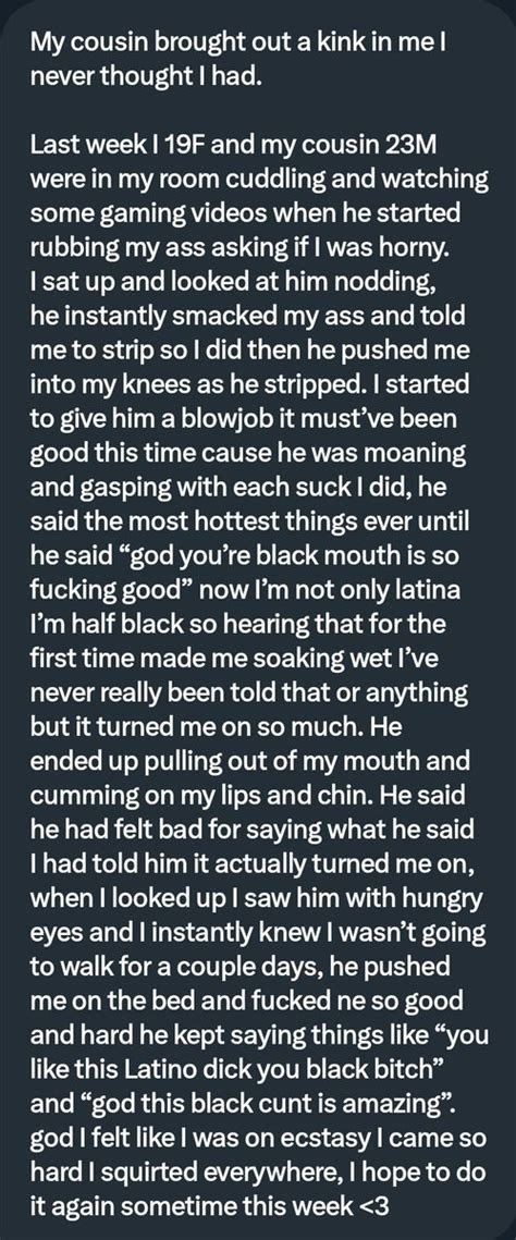 Pervconfession On Twitter She Fucked Her Cousin And Now Has A New Kink