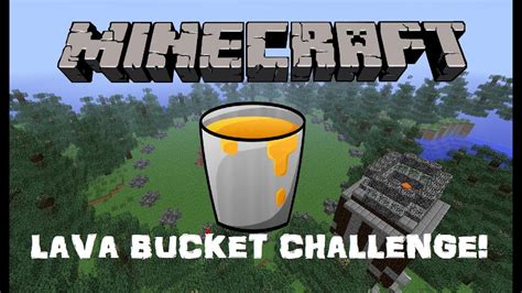 Lava Bucket Challenge Minecraft Hunger Games Un Secchio Di Lava