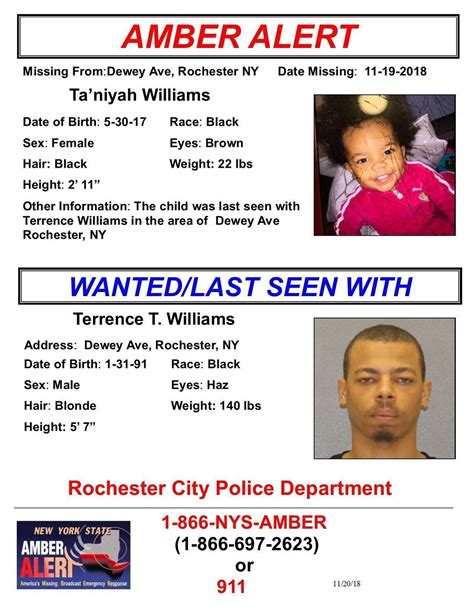 amber alert issued for abducted rochester 18 month old