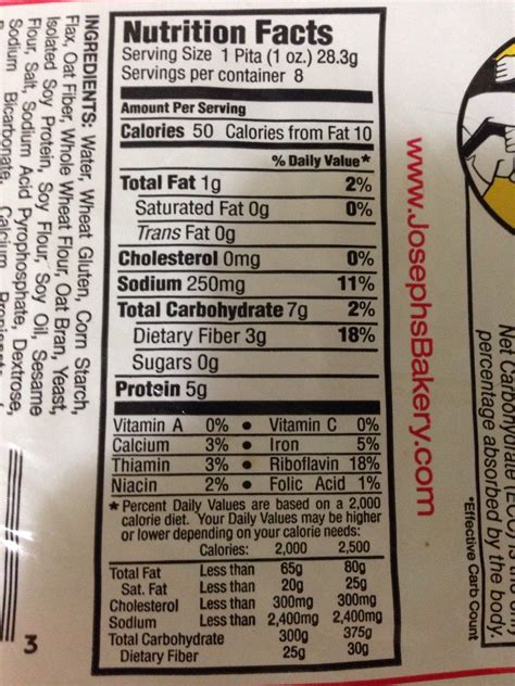 This page is committed to explaining to you how many calories are in bread, using a wide range of different examples. Joseph's Pita Bread, Whole Wheat Flour: Calories ...