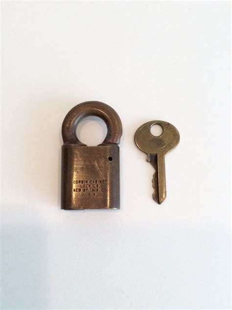 10,361, issued to henry l. USN Navy Brass Padlock Corbin Cabinet Lock Number N 2061 ...