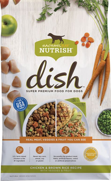 If desired, rachael ray™ nutrish supermedleys™ wellness blend superfoods & chicken recipcan be fed moistened. RACHAEL RAY NUTRISH Dish Natural Chicken & Brown Rice ...