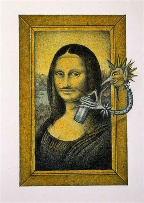 Pinzellades Al Món Mona Lisa O Gioconda Versions Il·lustrades Mona