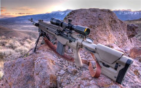 Gun Military Sniper Rifle Wallpaper