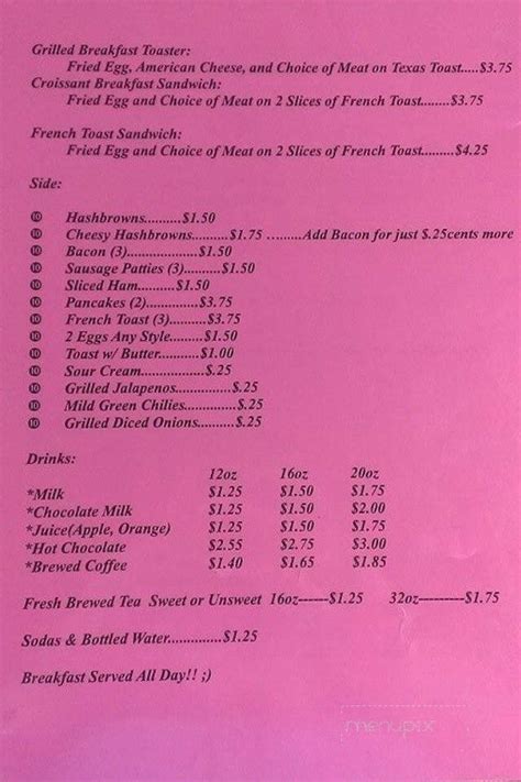Browse our fantastic dinner menu. Online Menu of Nana's Kitchen, Dumas, TX